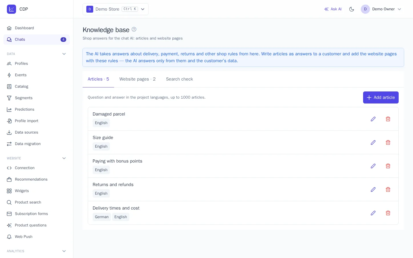 Knowledge base